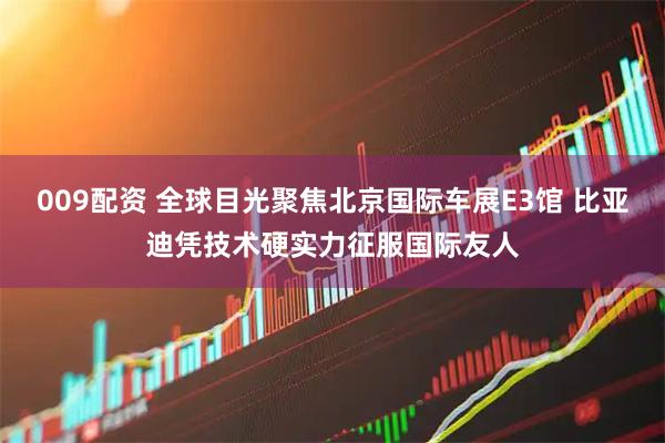 009配资 全球目光聚焦北京国际车展E3馆 比亚迪凭技术硬实力征服国际友人