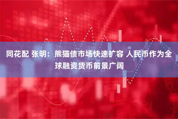 同花配 张明：熊猫债市场快速扩容 人民币作为全球融资货币前景广阔